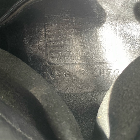 GUC Coach Chelsea Swingpack/Saddle Black Leather Crossbody Purse - Picture 7 of 11